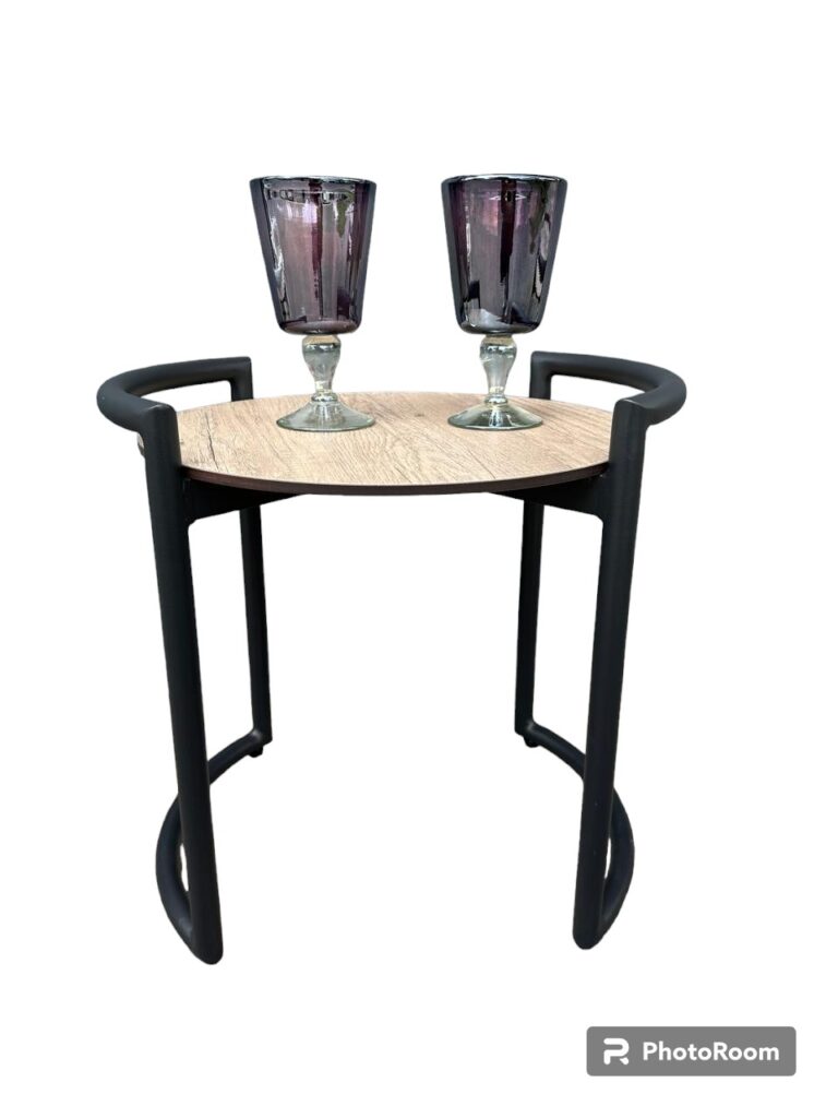 Mesa lateral negro modelo Cielo