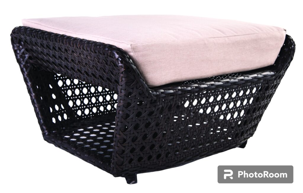 Taburete Milan pvc chocolate