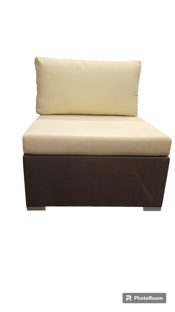 Sillón individual Siena gris