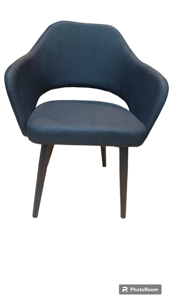 Silla Matilda Vinipiel Azul