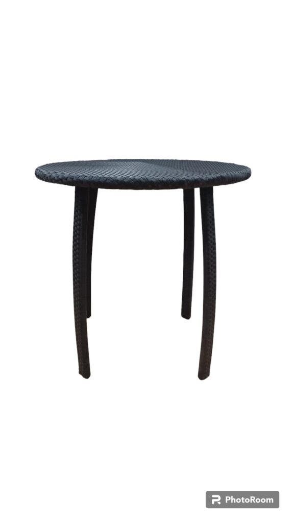 Mesa Omar pvc chocolate 75 cm diametro